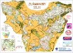 mapa Zlámaniny